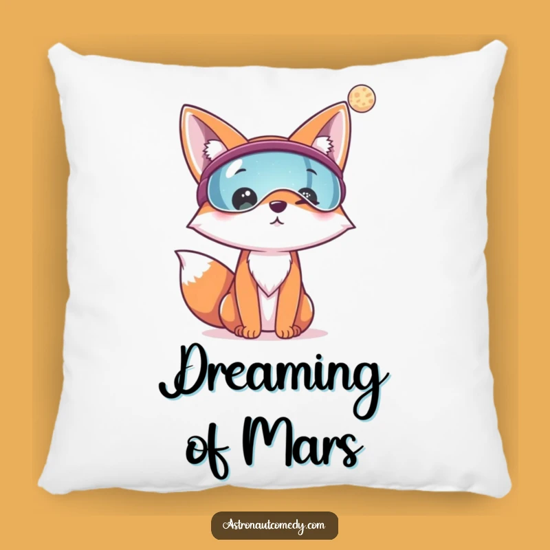Funny Fox Astronaut Pillow - Cozy Explorer's Dream, Adorable Space Gift!